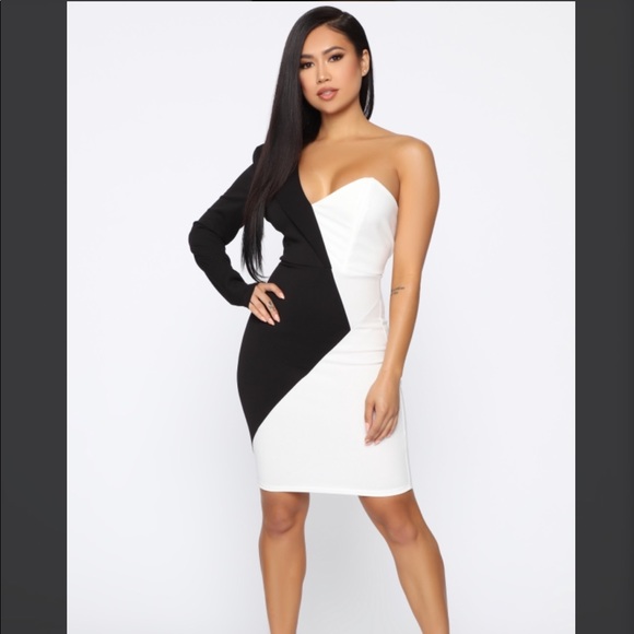 one shoulder midi dresses